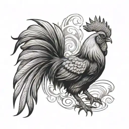 gallo tattoo design idea