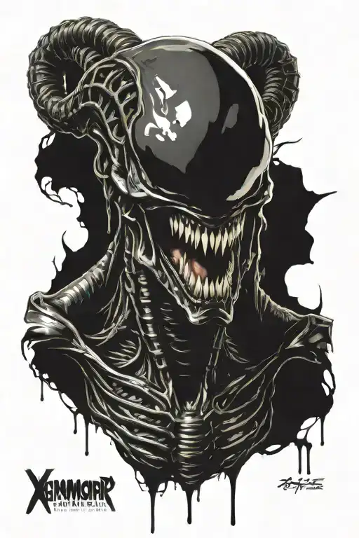 xenomorph Alien from Alien movie tattoo design idea