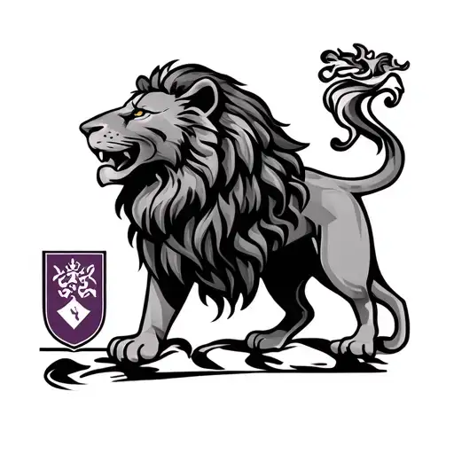 Aston Villa Lion tattoo design idea