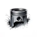 3D Piston tattoo design idea
