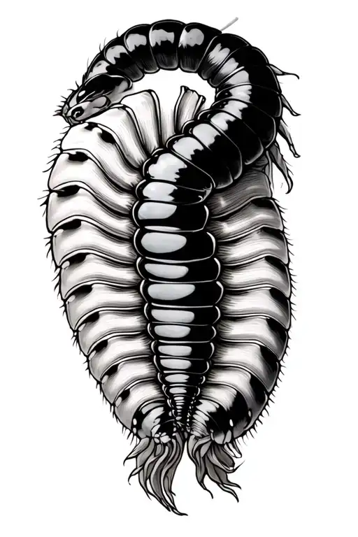 Japanese Centipede tattoo design idea