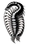 Japanese Centipede tattoo design idea