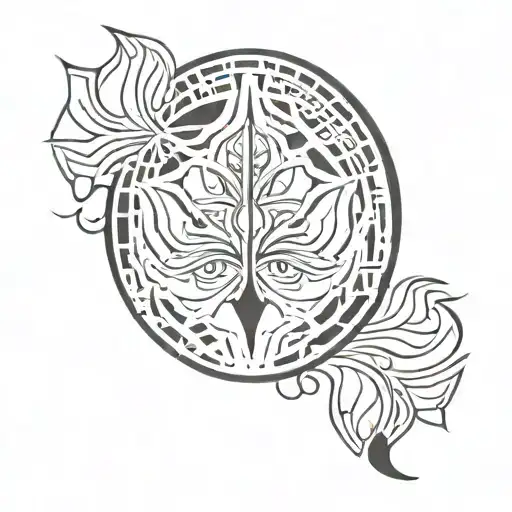 tat tvam asi tattoo design idea