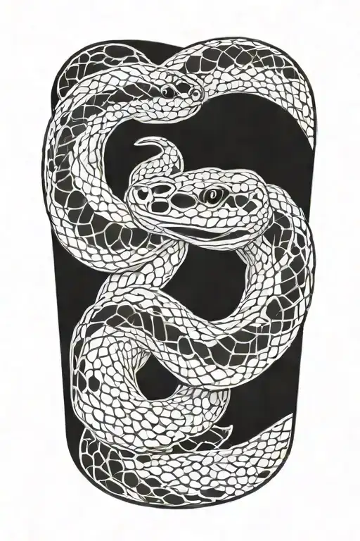 blackout small snake blackout sleeve tattoo design idea