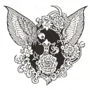 negative 2007 tattoo design idea