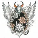 negative 2007 tattoo design idea