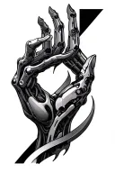 bionic arm design tattoo design idea