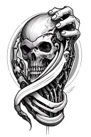 bionic arm design tattoo design idea