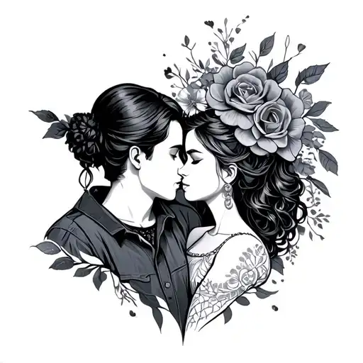 long distance relationship  tattoo design idea