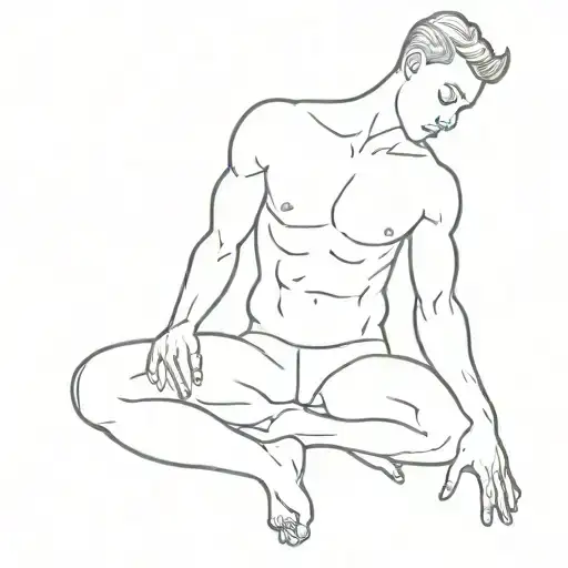 trans masc body tattoo design idea