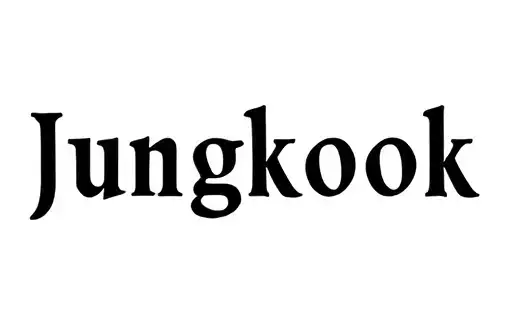 "Jungkook" tattoo design idea