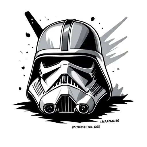 Simple Star Wars tattoo design idea