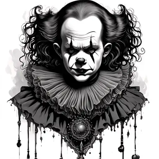 Pennywise tattoo design idea