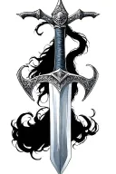 conan the barbarian sword tattoo design idea