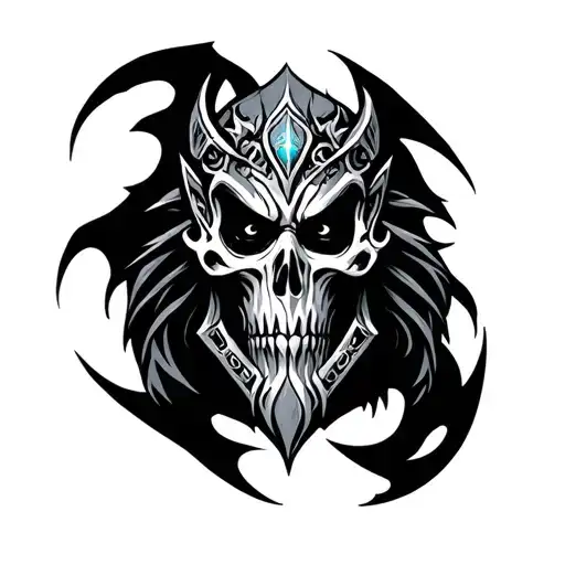 Lich King tattoo design idea