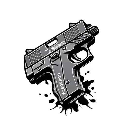 C4 charge with exploding bottom and the writing Lo dinamitardo on the front tattoo design idea