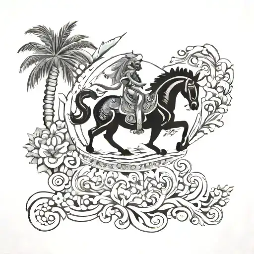 Can tyou desing a half sleeve leg tattoo fthats based on my heritage which is cyprus from my mothers side and ghana from tattoo design idea