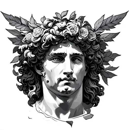 Apollo And Dionysus tattoo design idea