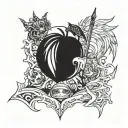 Death Note tattoo design idea