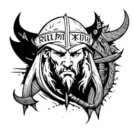 Viking runes and writing tattoo upper body vegvisir tattoo design idea