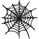 spider webs entwined, spider webs only, no spider, fine line, detail tattoo design idea