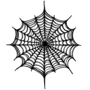 spider webs entwined, spider webs only, no spider, fine line, detail tattoo design idea