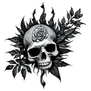 Hells Paradise tattoo design idea