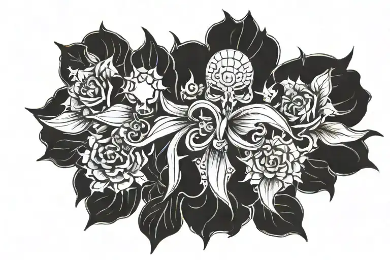 Pain A lil bit tattoo design idea