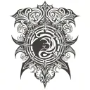 skyrim tattoo design idea