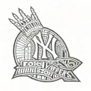 new york Yankees tattoo design idea