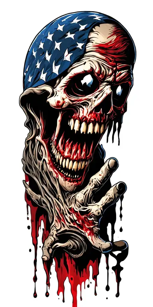 USA tattoo design idea