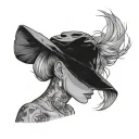 Hailey Bieber tattoo design idea