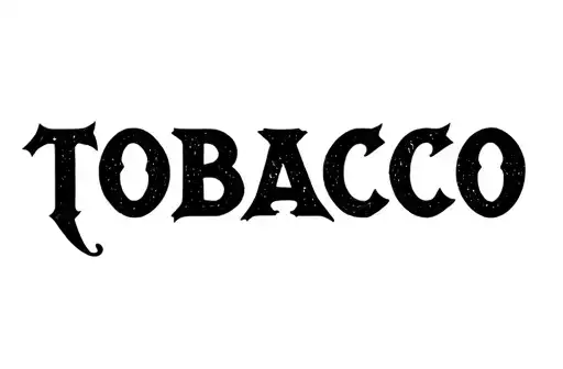 "Tobacco" tattoo design idea