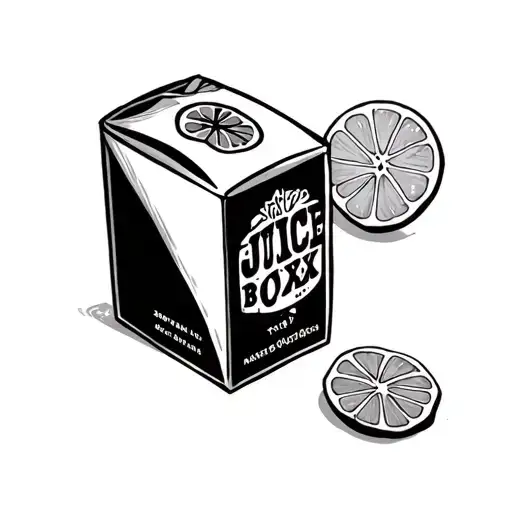 Juice Box tattoo design idea
