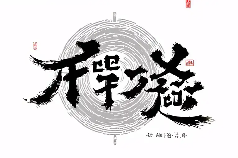 Korean written tattoo design idea