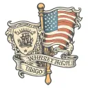 Whiskey Tango Foxtrot flags tattoo design idea