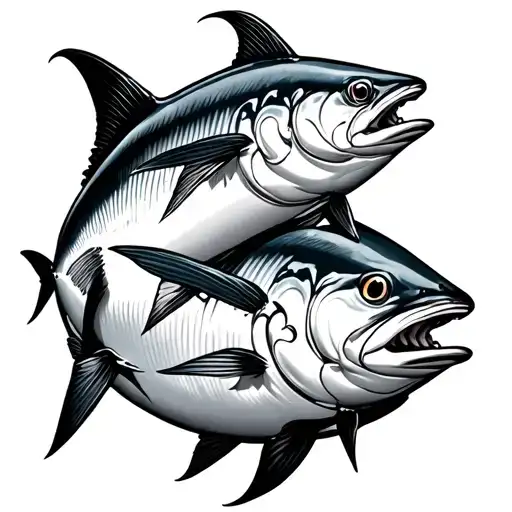 Bluefin Tuna tattoo design idea