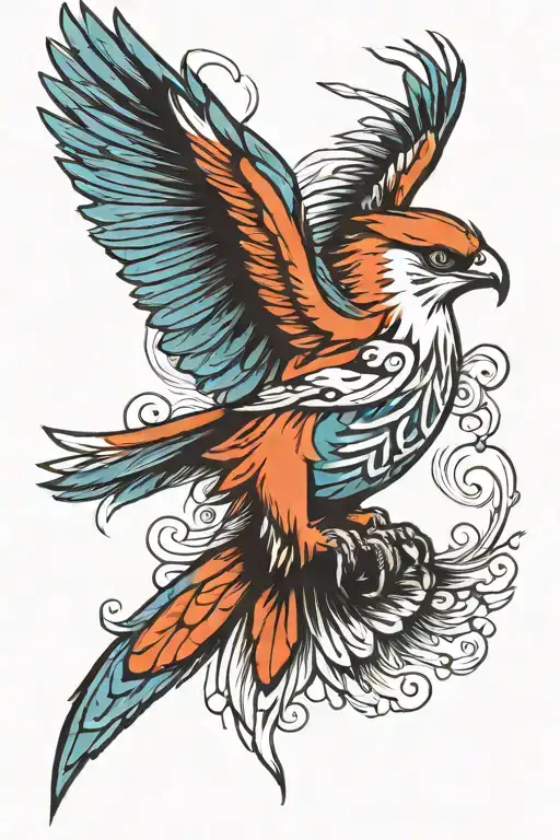 thunderbird tattoo design idea