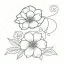 my name bharathi,january born with month describing flower,computer science engineer,love mom and dad,love jungkook,clas tattoo design idea
