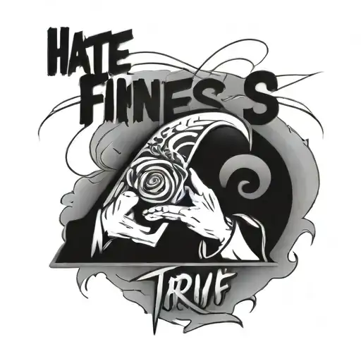 Hate has 4  lettersBut so does love Enemies has 7 lettersBut so does friends Lying has 5 letters But so does truth tattoo design idea