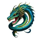 naga tattoo design idea