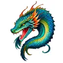 naga tattoo design idea