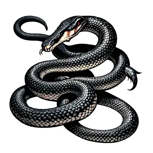 "Anti state" join or die snake tattoo design idea