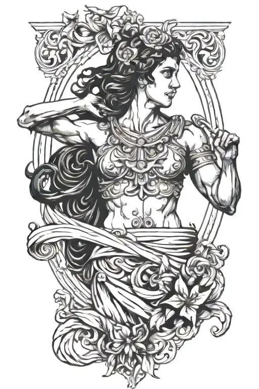 greek mythology inspired tattoo tattoo design idea
