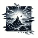 sky is the Limit tattoo design idea