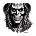 Eddie Iron Maiden tattoo design idea