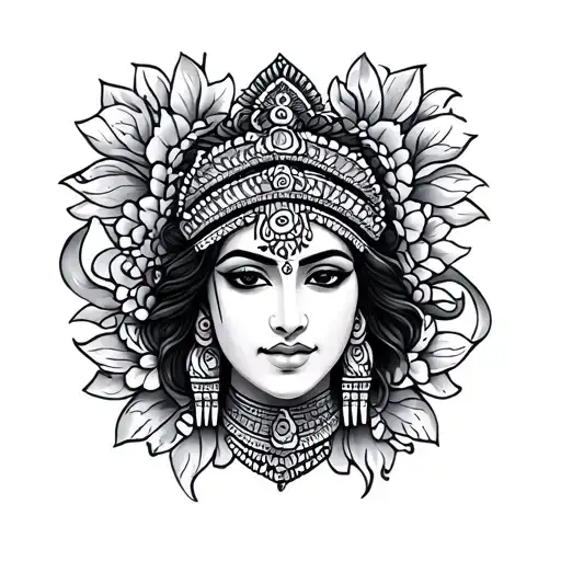 Nepali tattoo design idea