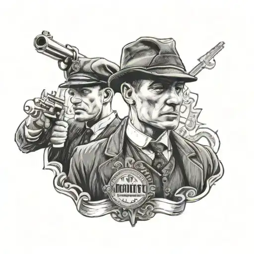 Peaky Blinders tattoo design idea