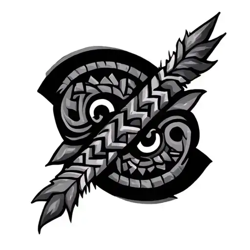 Aztec Band tattoo design idea