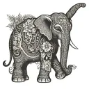 elephant thai style tattoo tattoo design idea